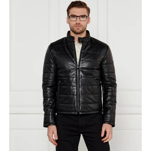 Joop! Jeans Skórzana kurtka STEPO | Slim Fit ze sklepu Gomez Fashion Store w kategorii Kurtki męskie - zdjęcie 184346794