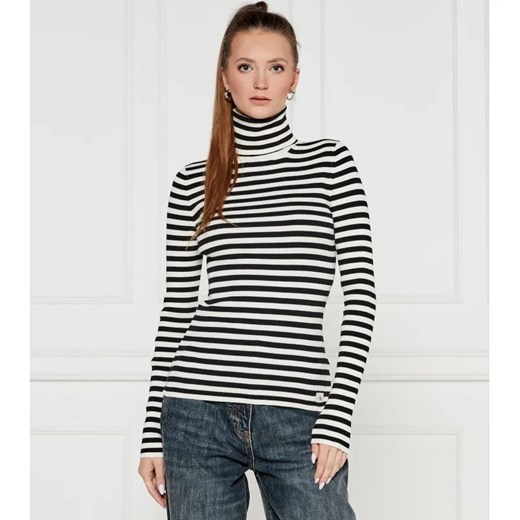 Calvin Klein Jeans Golf | Regular Fit ze sklepu Gomez Fashion Store w kategorii Bluzki damskie - zdjęcie 184346821