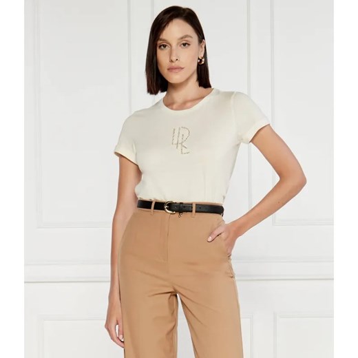 LAUREN RALPH LAUREN T-shirt HAILLY | Regular Fit ze sklepu Gomez Fashion Store w kategorii Bluzki damskie - zdjęcie 184346843