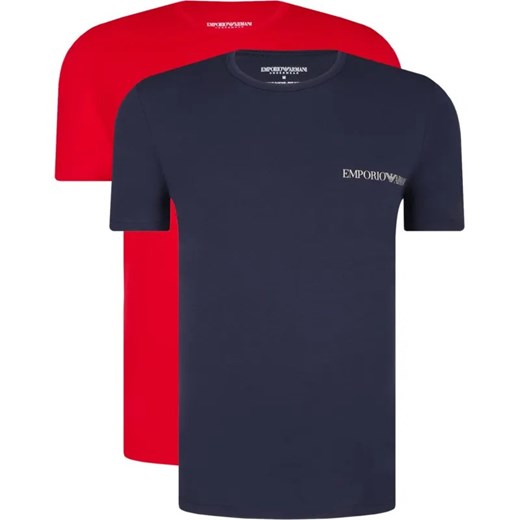 Emporio Armani T-shirt 2-pack | Regular Fit | stretch ze sklepu Gomez Fashion Store w kategorii T-shirty męskie - zdjęcie 184346871