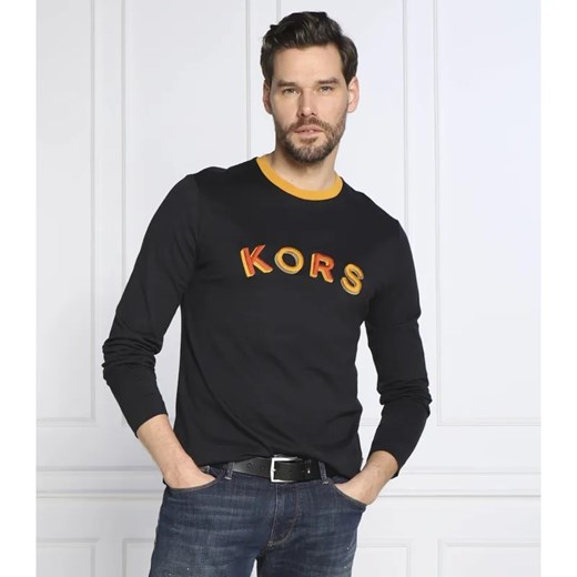 Michael Kors Longsleeve RETRO KORS | Regular Fit ze sklepu Gomez Fashion Store w kategorii T-shirty męskie - zdjęcie 184346894