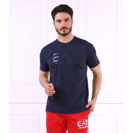 EA7 T-shirt | Regular Fit ze sklepu Gomez Fashion Store w kategorii T-shirty męskie - zdjęcie 184346952