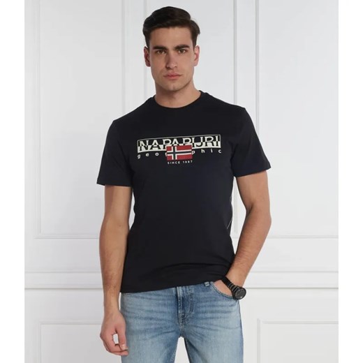 Napapijri T-shirt | Regular Fit ze sklepu Gomez Fashion Store w kategorii T-shirty męskie - zdjęcie 184346953