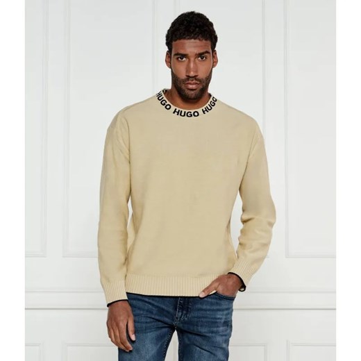 HUGO Sweter Smarlo | Oversize fit ze sklepu Gomez Fashion Store w kategorii Swetry męskie - zdjęcie 184346972