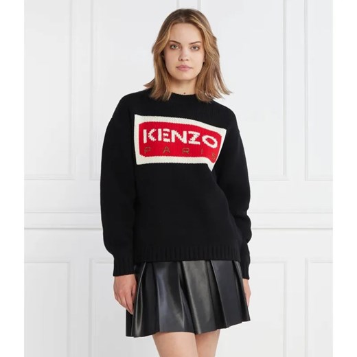 Kenzo Wełniany sweter | Regular Fit ze sklepu Gomez Fashion Store w kategorii Swetry damskie - zdjęcie 184347020