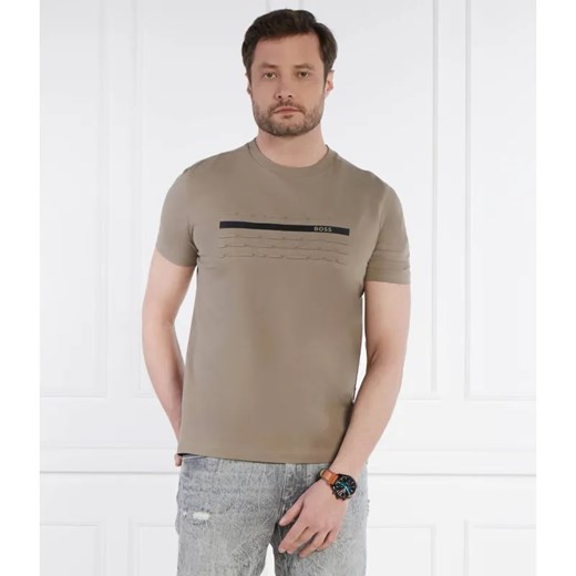 BOSS GREEN T-shirt Tee 4 | Regular Fit | stretch ze sklepu Gomez Fashion Store w kategorii T-shirty męskie - zdjęcie 184347073