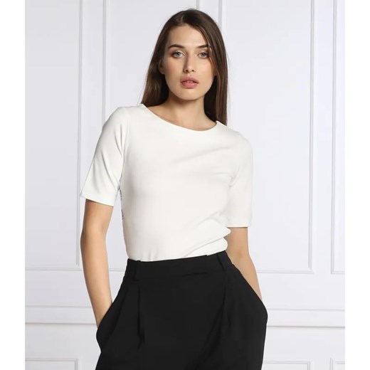 HUGO T-shirt Darvela | Slim Fit ze sklepu Gomez Fashion Store w kategorii Bluzki damskie - zdjęcie 184347104