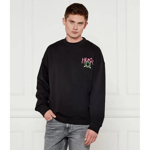 Hugo Blue Bluza Nigotil | Regular Fit frotté ze sklepu Gomez Fashion Store w kategorii Bluzy męskie - zdjęcie 184347110