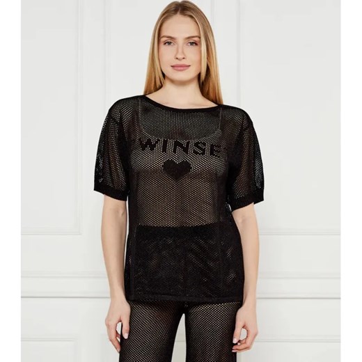 Twinset U&B T-shirt | Loose fit ze sklepu Gomez Fashion Store w kategorii Odzież plażowa - zdjęcie 184347120