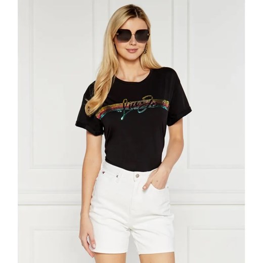 Liu Jo Beachwear T-shirt BASIC | Regular Fit ze sklepu Gomez Fashion Store w kategorii Bluzki damskie - zdjęcie 184347182