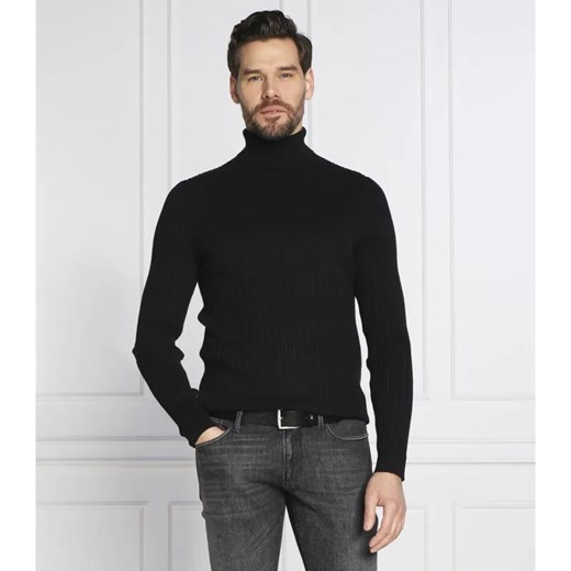 HUGO Golf Smaxo | Slim Fit | z dodatkiem wełny ze sklepu Gomez Fashion Store w kategorii Swetry męskie - zdjęcie 184347193
