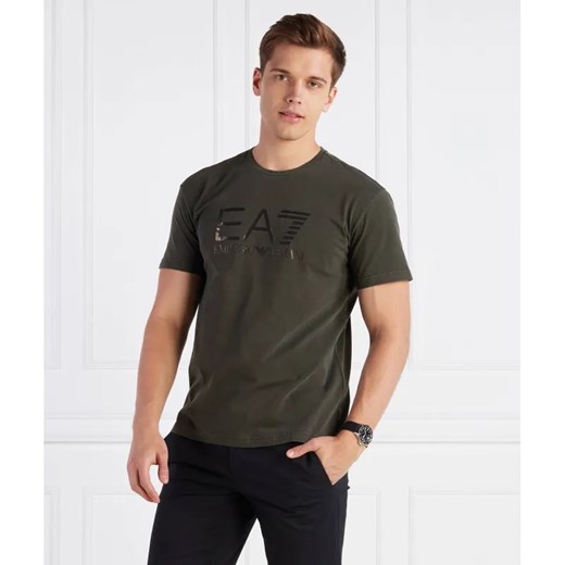 EA7 T-shirt | Regular Fit ze sklepu Gomez Fashion Store w kategorii T-shirty męskie - zdjęcie 184347200