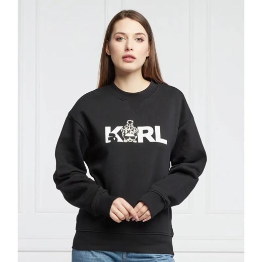 Karl Lagerfeld Bluza Ikonik Animal Sweat | Regular Fit ze sklepu Gomez Fashion Store w kategorii Bluzy damskie - zdjęcie 184347220