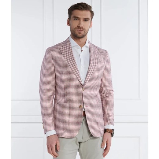 Windsor Marynarka 13 Giro | Shaped fit | z dodatkiem lnu ze sklepu Gomez Fashion Store w kategorii Marynarki męskie - zdjęcie 184347231