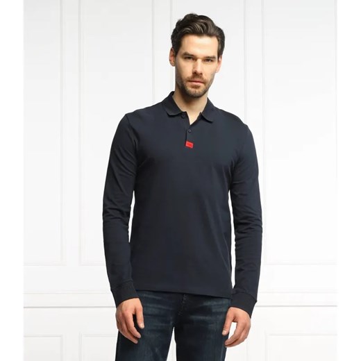 HUGO Polo Deresolo222 | Slim Fit | pique ze sklepu Gomez Fashion Store w kategorii T-shirty męskie - zdjęcie 184347252