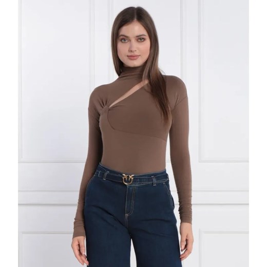 Pinko Bluzka | Slim Fit | z dodatkiem kaszmiru ze sklepu Gomez Fashion Store w kategorii Bluzki damskie - zdjęcie 184347261