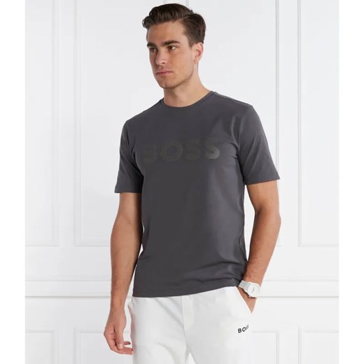 BOSS GREEN T-shirt Tee 8 | Slim Fit | stretch L wyprzedaż Gomez Fashion Store