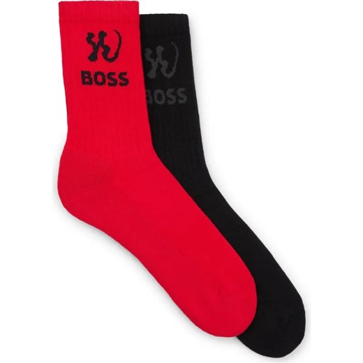 BOSS BLACK Skarpety 2-pack QS Rib LNY ze sklepu Gomez Fashion Store w kategorii Skarpetki męskie - zdjęcie 184347304