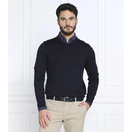 BOSS BLACK Wełniany sweter Baram-L | Regular Fit ze sklepu Gomez Fashion Store w kategorii Swetry męskie - zdjęcie 184347342