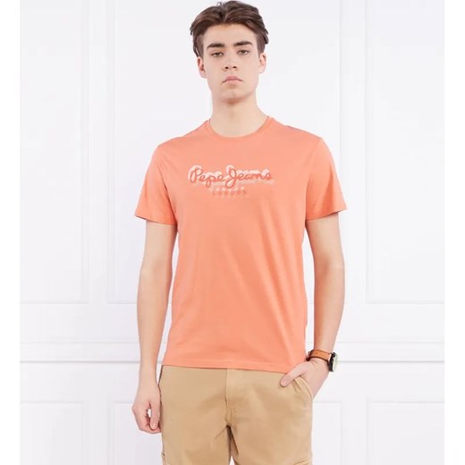 Pepe Jeans London T-shirt RICHME | Regular Fit ze sklepu Gomez Fashion Store w kategorii T-shirty męskie - zdjęcie 184347512