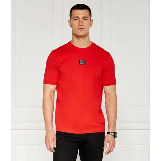 HUGO T-shirt DIRAGOLINO_GEL | Regular Fit ze sklepu Gomez Fashion Store w kategorii T-shirty męskie - zdjęcie 184347553
