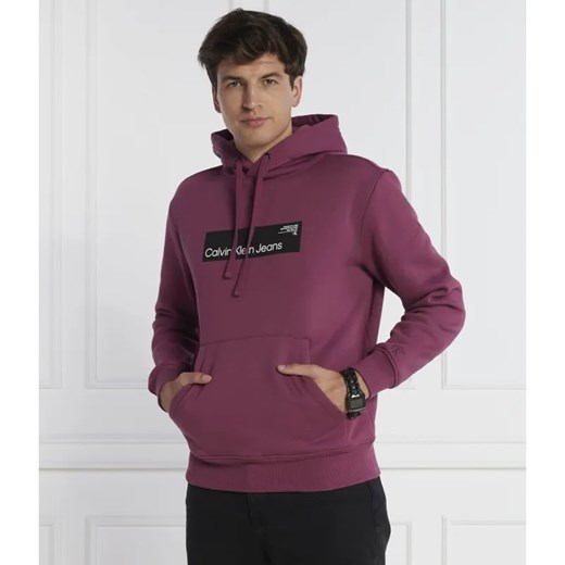 Calvin Klein Jeans Bluza HYPER REAL BOX LOGO | Regular Fit ze sklepu Gomez Fashion Store w kategorii Bluzy męskie - zdjęcie 184347610