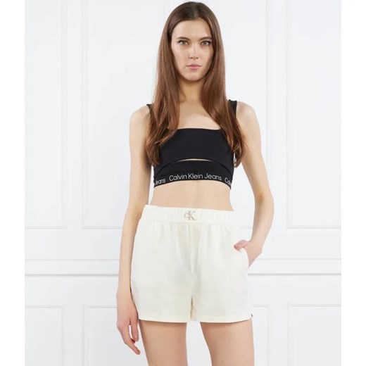 Calvin Klein Jeans Top MILANO | Cropped Fit ze sklepu Gomez Fashion Store w kategorii Bluzki damskie - zdjęcie 184347663