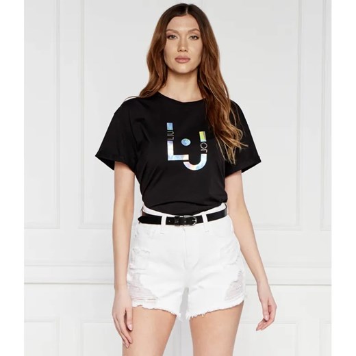 Liu Jo Beachwear T-shirt | Regular Fit ze sklepu Gomez Fashion Store w kategorii Bluzki damskie - zdjęcie 184347692