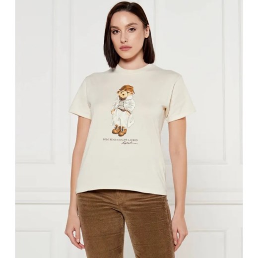 POLO RALPH LAUREN T-shirt | Regular Fit ze sklepu Gomez Fashion Store w kategorii Bluzki damskie - zdjęcie 184347740