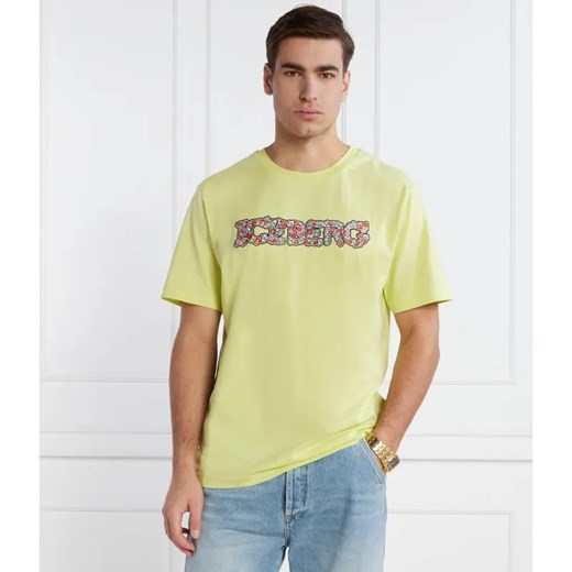 Iceberg T-shirt | Regular Fit ze sklepu Gomez Fashion Store w kategorii T-shirty męskie - zdjęcie 184347793