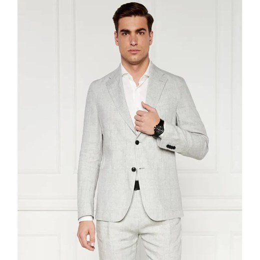 Windsor Lniana marynarka Giro | Shaped fit ze sklepu Gomez Fashion Store w kategorii Marynarki męskie - zdjęcie 184347812