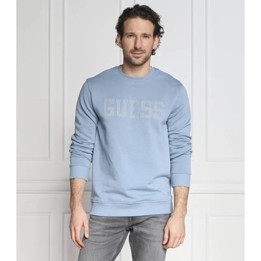 GUESS Bluza BEAU CN FLEECE | Regular Fit ze sklepu Gomez Fashion Store w kategorii Bluzy męskie - zdjęcie 184347822