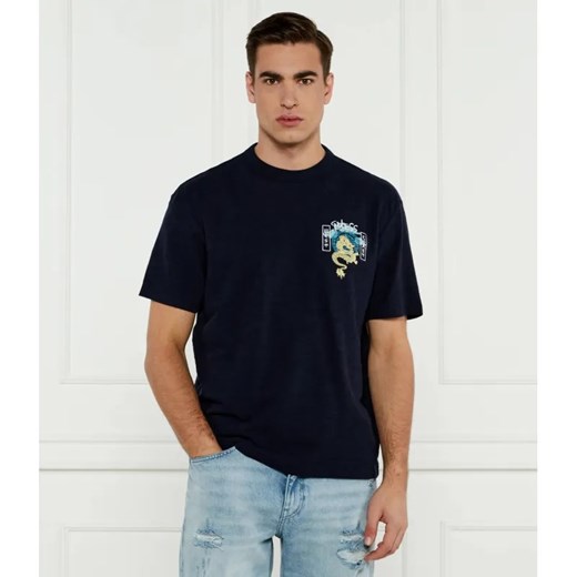 GUESS T-shirt JAPANESE DRAGON | Classic fit ze sklepu Gomez Fashion Store w kategorii T-shirty męskie - zdjęcie 184347834