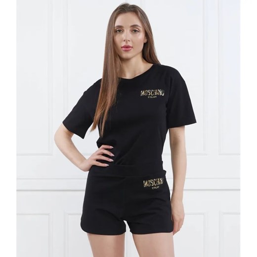 Moschino Swim T-shirt | Regular Fit ze sklepu Gomez Fashion Store w kategorii Bluzki damskie - zdjęcie 184347841