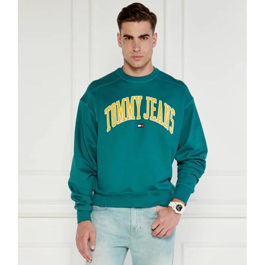 Tommy Jeans Bluza BOXY POP VARSITY CREW | Relaxed fit ze sklepu Gomez Fashion Store w kategorii Bluzy męskie - zdjęcie 184347873