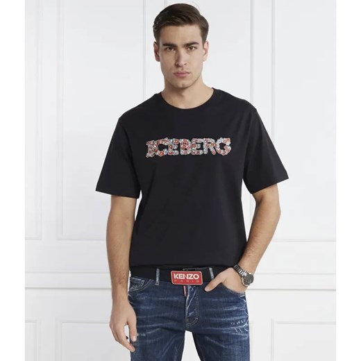 Iceberg T-shirt | Regular Fit ze sklepu Gomez Fashion Store w kategorii T-shirty męskie - zdjęcie 184347934