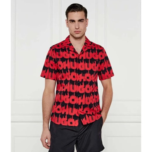 HUGO Koszula Ellino | Straight fit ze sklepu Gomez Fashion Store w kategorii Koszule męskie - zdjęcie 184348041