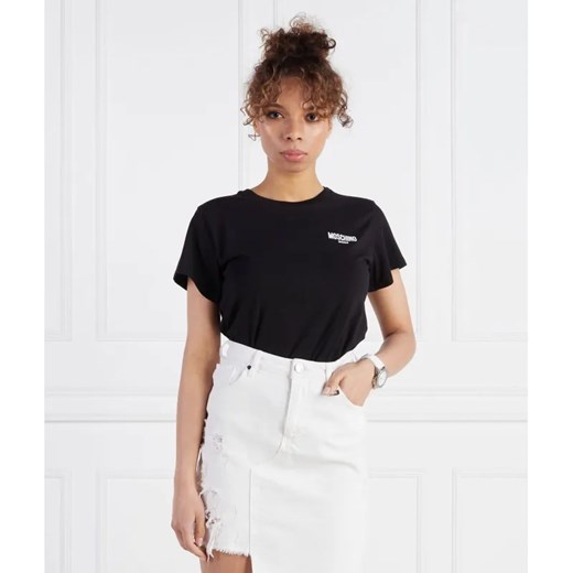 Moschino Swim T-shirt | Regular Fit ze sklepu Gomez Fashion Store w kategorii Bluzki damskie - zdjęcie 184348133