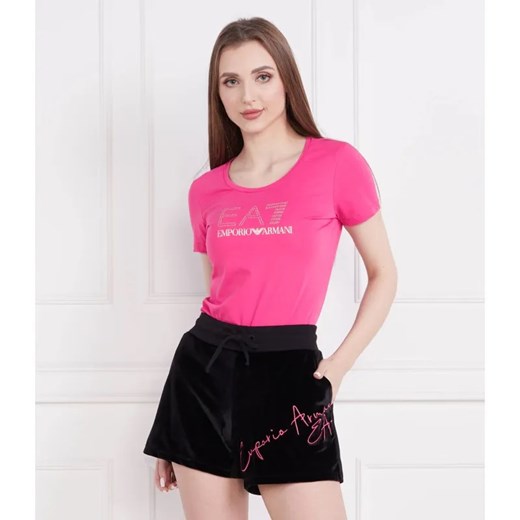 EA7 T-shirt | Regular Fit XS wyprzedaż Gomez Fashion Store