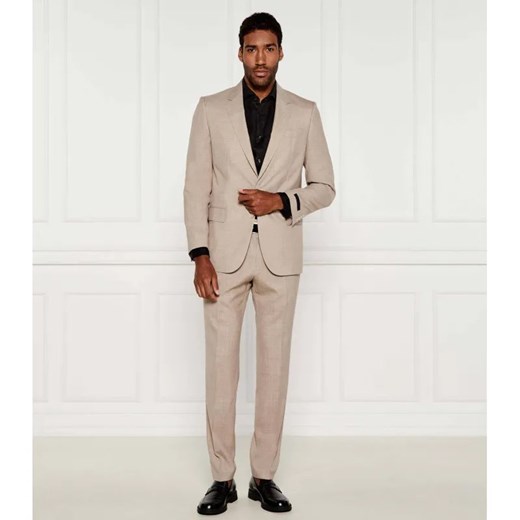 BOSS BLACK Wełniany garnitur BECKHAM x Boss | Regular Fit | z dodatkiem jedwabiu ze sklepu Gomez Fashion Store w kategorii Garnitury męskie - zdjęcie 184348240