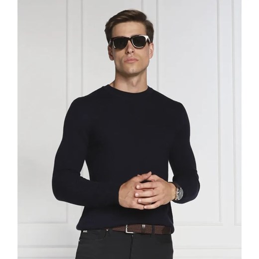 Emporio Armani Sweter | Slim Fit | z dodatkiem wełny ze sklepu Gomez Fashion Store w kategorii Swetry męskie - zdjęcie 184348270