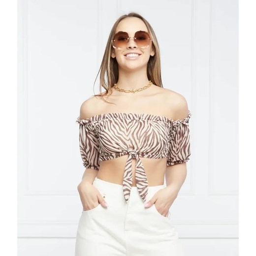 Gaëlle Paris Top | Cropped Fit ze sklepu Gomez Fashion Store w kategorii Bluzki damskie - zdjęcie 184348292