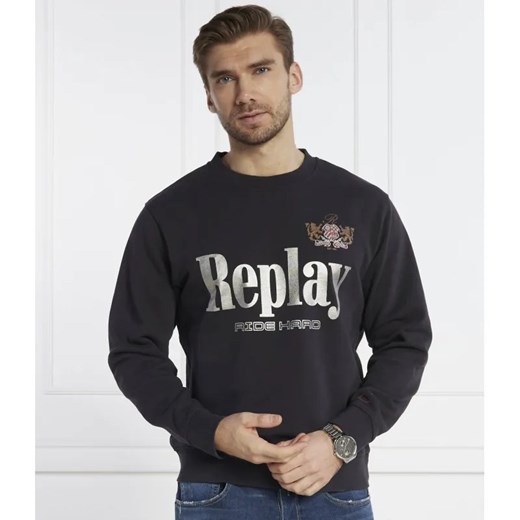 Replay Bluza | Regular Fit ze sklepu Gomez Fashion Store w kategorii Bluzy męskie - zdjęcie 184348321