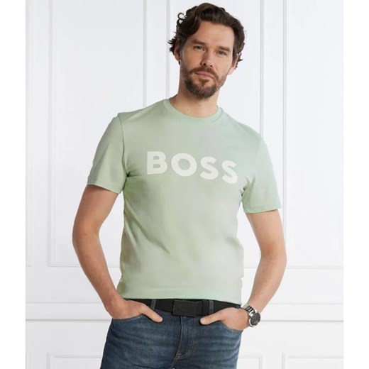 BOSS ORANGE T-shirt Thinking 1 | Regular Fit ze sklepu Gomez Fashion Store w kategorii T-shirty męskie - zdjęcie 184348332