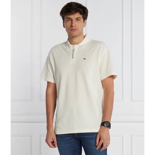Tommy Jeans Polo BRANDED PLACKET | Relaxed fit ze sklepu Gomez Fashion Store w kategorii T-shirty męskie - zdjęcie 184348424