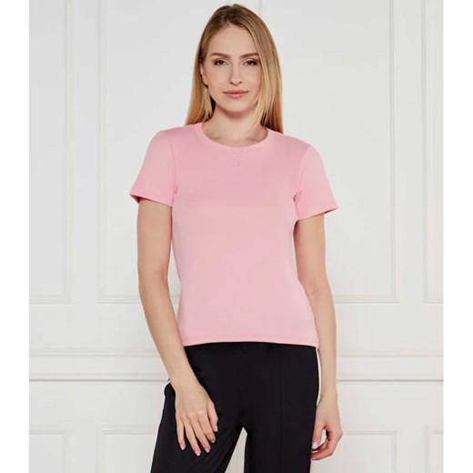 HUGO T-shirt Deloris | Regular Fit ze sklepu Gomez Fashion Store w kategorii Bluzki damskie - zdjęcie 184348644