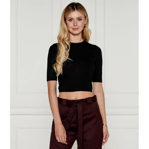 Pinko Wełniana bluzka | Slim Fit ze sklepu Gomez Fashion Store w kategorii Bluzki damskie - zdjęcie 184348764