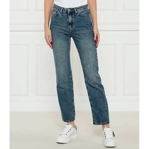 Karl Lagerfeld Jeansy | Straight fit | high rise ze sklepu Gomez Fashion Store w kategorii Jeansy damskie - zdjęcie 184348860