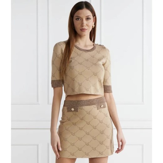 Liu Jo Sweter | Cropped Fit ze sklepu Gomez Fashion Store w kategorii Swetry damskie - zdjęcie 184348993