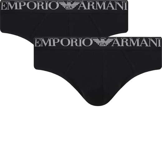 Emporio Armani Slipy 2-pack ze sklepu Gomez Fashion Store w kategorii Majtki męskie - zdjęcie 184348994